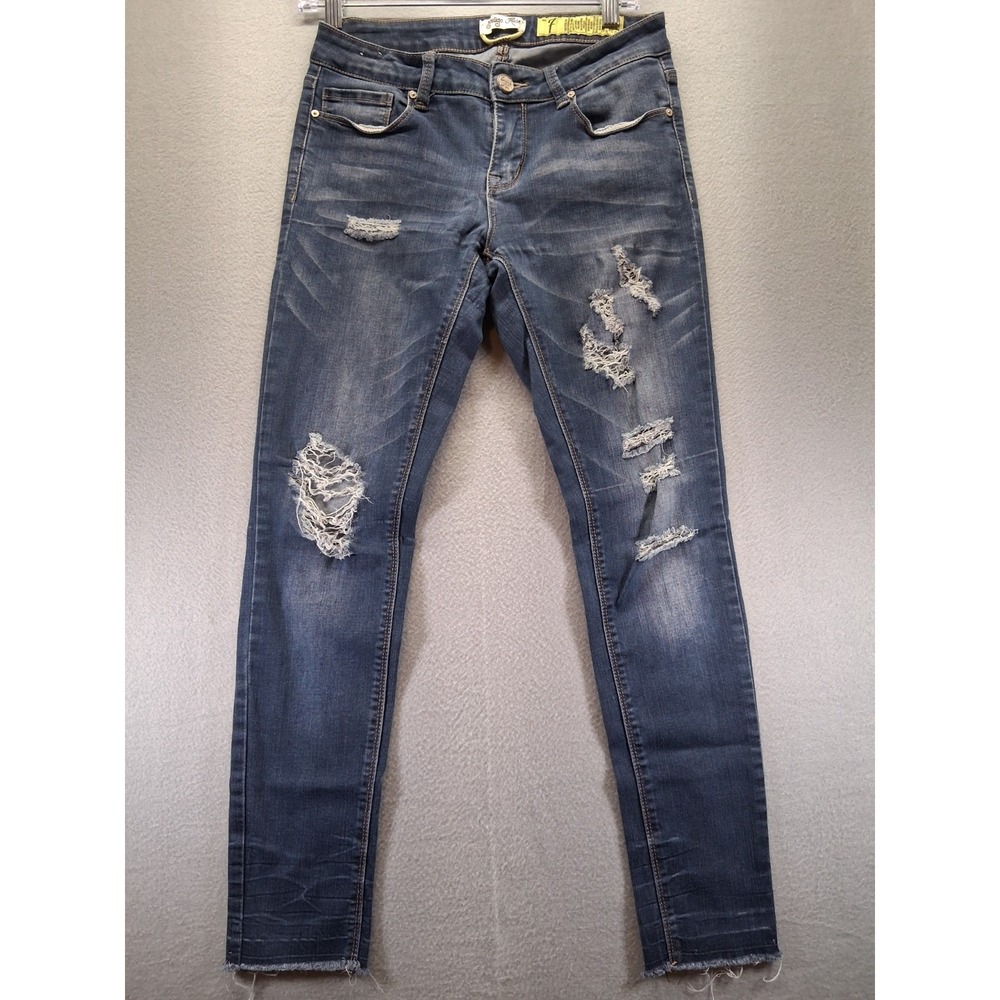 Indigo Reign Women's Skinny Blue Jeans Size 7‎